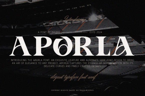 Aporla: A Serif Font That Elevates Campaign Headlines