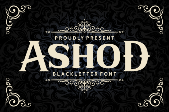Ashod Font: Elegant Medieval Charm for Modern Branding