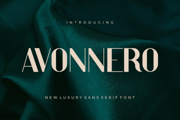 Avonnero: A Modern Sans Serif Font for Polished Digital Branding