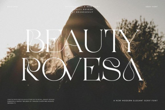 Beauty Rovesa: A Display Serif for Editorial Elegance
