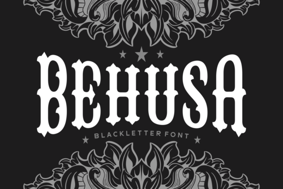 Behusa: A Modern Blackletter Font for Real Branding Work