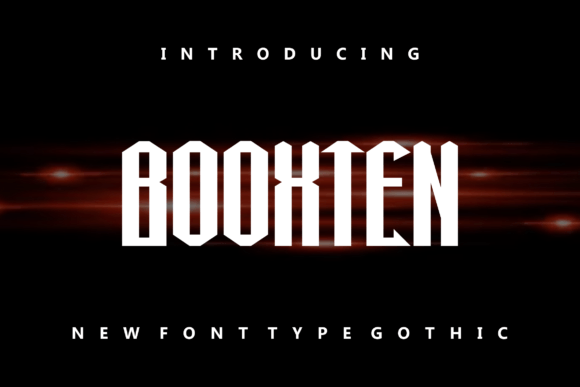 Booxten: A Bold, Modern Sans Serif Font for Handmade Brands