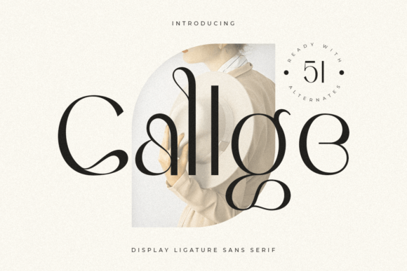 Callge: A Modern Sans Serif Font for Campaign-Ready Headlines