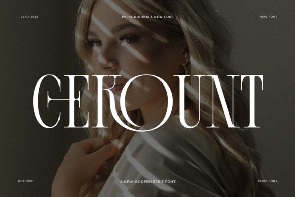 Cekount: A Modern Serif Typeface for Thoughtful Editorial Design