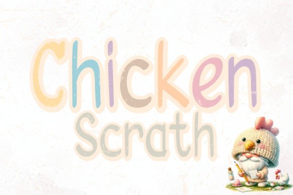 Chicken Scratch Font: A Handwritten Typeface That Feels Like Home