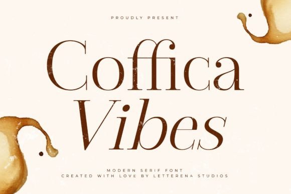 Coffica Vibes: A Modern Serif Font That Elevates Real Branding Work