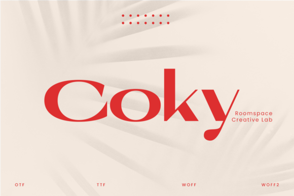 Coky: A Sophisticated Serif Font for Real Branding Work