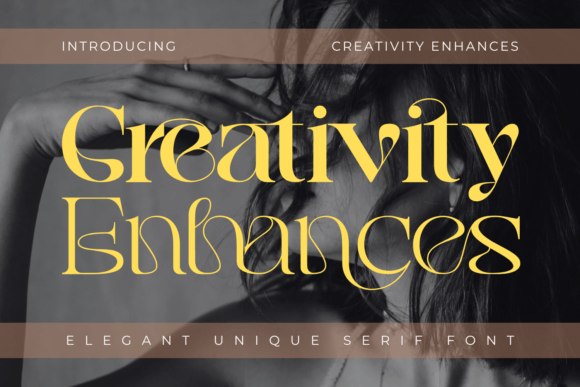 Creativity Enhances Serif Font for Editorial Elegance