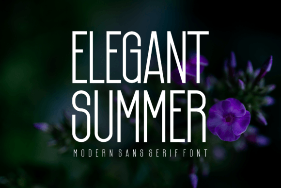 Elegant Summer: A Refined Sans Serif for Editorial Calm