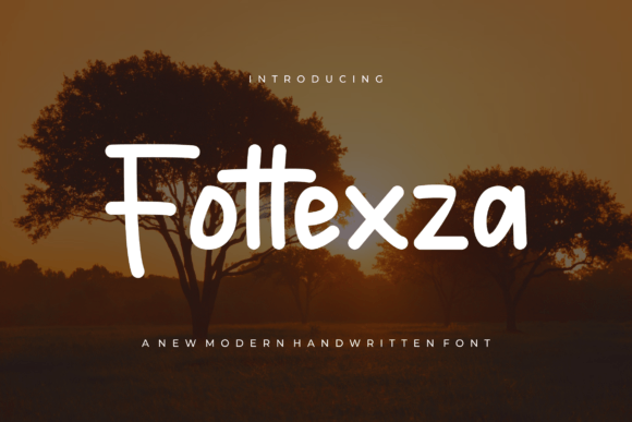 Fottexza: A Modern Display Typeface with Quiet Confidence