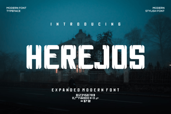 Herejos: A Bold, Authentic Display Font for Makers