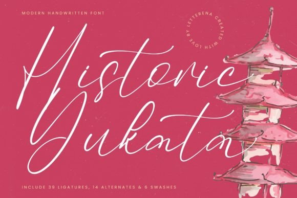 Historic Yukata: A Luxury Script Font That Elevates Digital Branding