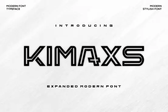 Kimaxs Font: A Bold, Modern Display Typeface for Small Businesses