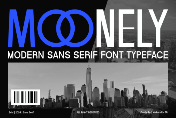Moonely: A Modern Sans Serif Typeface for Campaign-Ready Design
