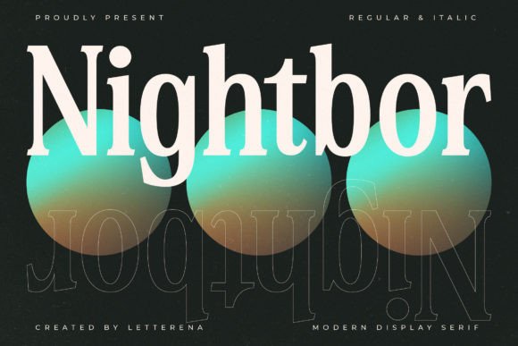 Nightbor: A Modern Display Serif That Earns Its Luxury Label