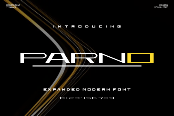 Parno: A Bold, Clean Sans Serif Font for Small Business Branding