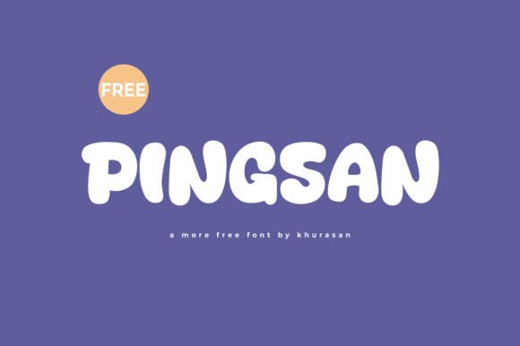 Pingsan: A Modern Display Font for Digital Branding