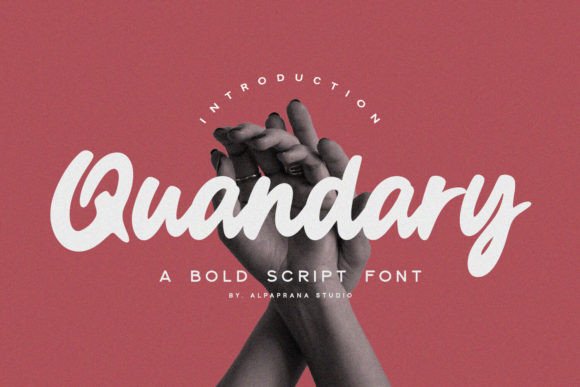 Quandary: A Modern Script Font That Elevates Your Brand