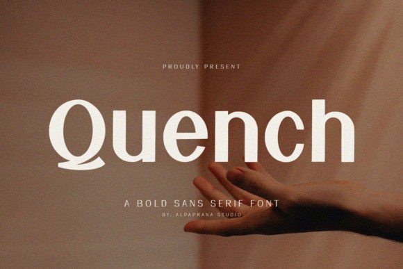 Quench: A Modern Sans Serif That Feels Like a Deep Breath