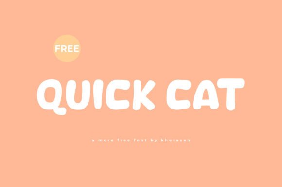 Quick Cat: A Display Font That Cuts Through the Feed
