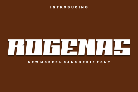 Rogenas: A Bold, Modern Sans Serif Font for Real Branding