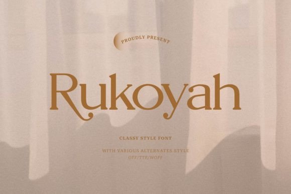 Rukoyah: A Thoughtful Serif for Editorial Calm