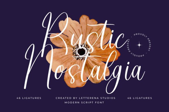 Rustic Nostalgia: A Modern Script Font That Feels Like Home