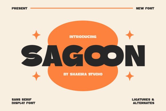 Sagoon: A Bold, Modern Sans Serif Font for Real Business Branding