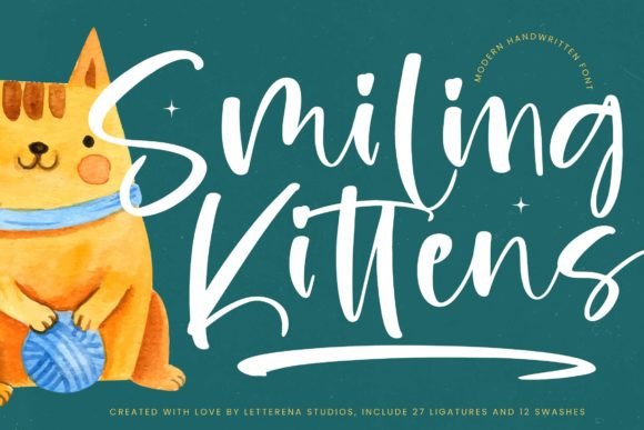 Smiling Kittens: A Modern Handwritten Font That Makes Campaigns Feel Human