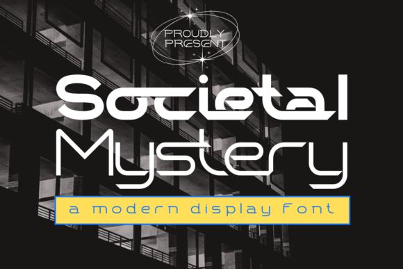 Societal Mystery: A Modern Sans Serif Font for Digital Design