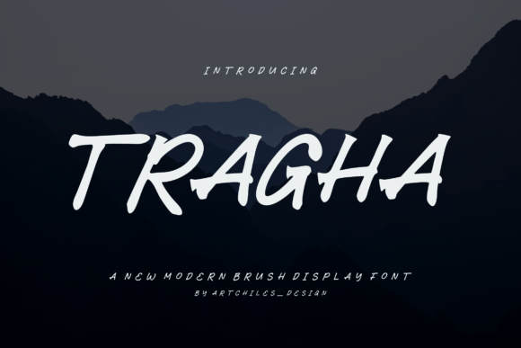 The Tragha: A Brush-Painted Script Font That Feels Like Handmade Magic