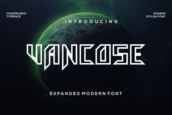Vancose: A Bold, Modern Display Font That Cuts Through the Feed
