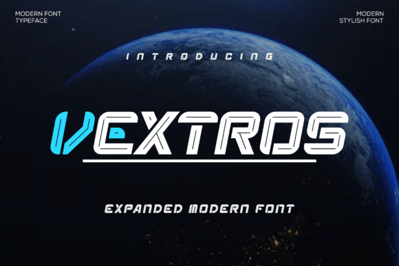 Vextros: A Bold, Sleek Sans Serif for Campaign Headlines