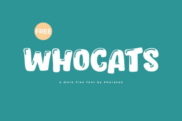 Whocats: A Display Font That Feels Like a Thoughtful Pause