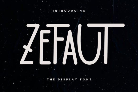 Zefaut: A Display Font That Anchors Your Editorial Voice